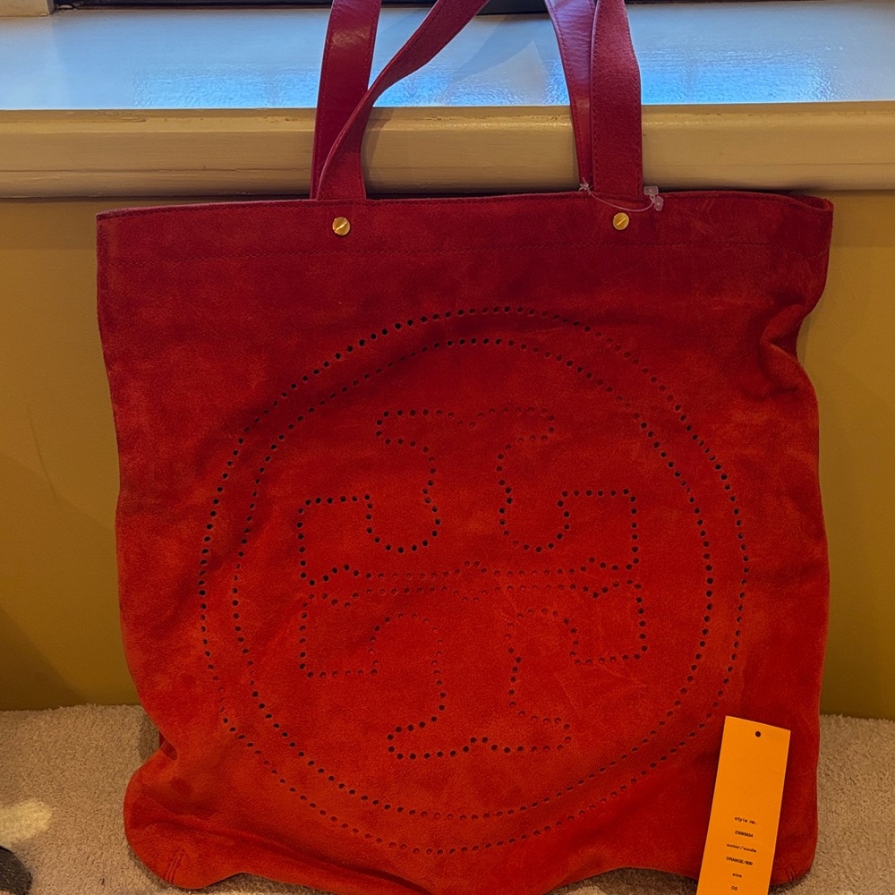 Tory Burch Vibrant Red Tote